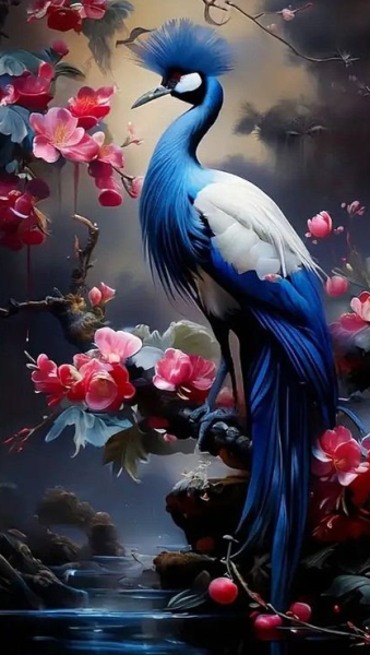 Diamond Painting Pfau